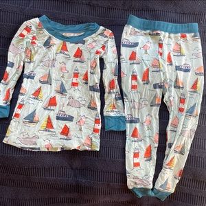 Little Sleepies set sail 12-18 months pajamas used good condition